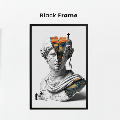 The Echo of Anguish: Çığlık Tablo Boyutlarında ve Yüksek Kaliteli Poster