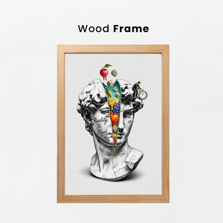Reality is Fluid — Surreal David Bust Wall Art Print