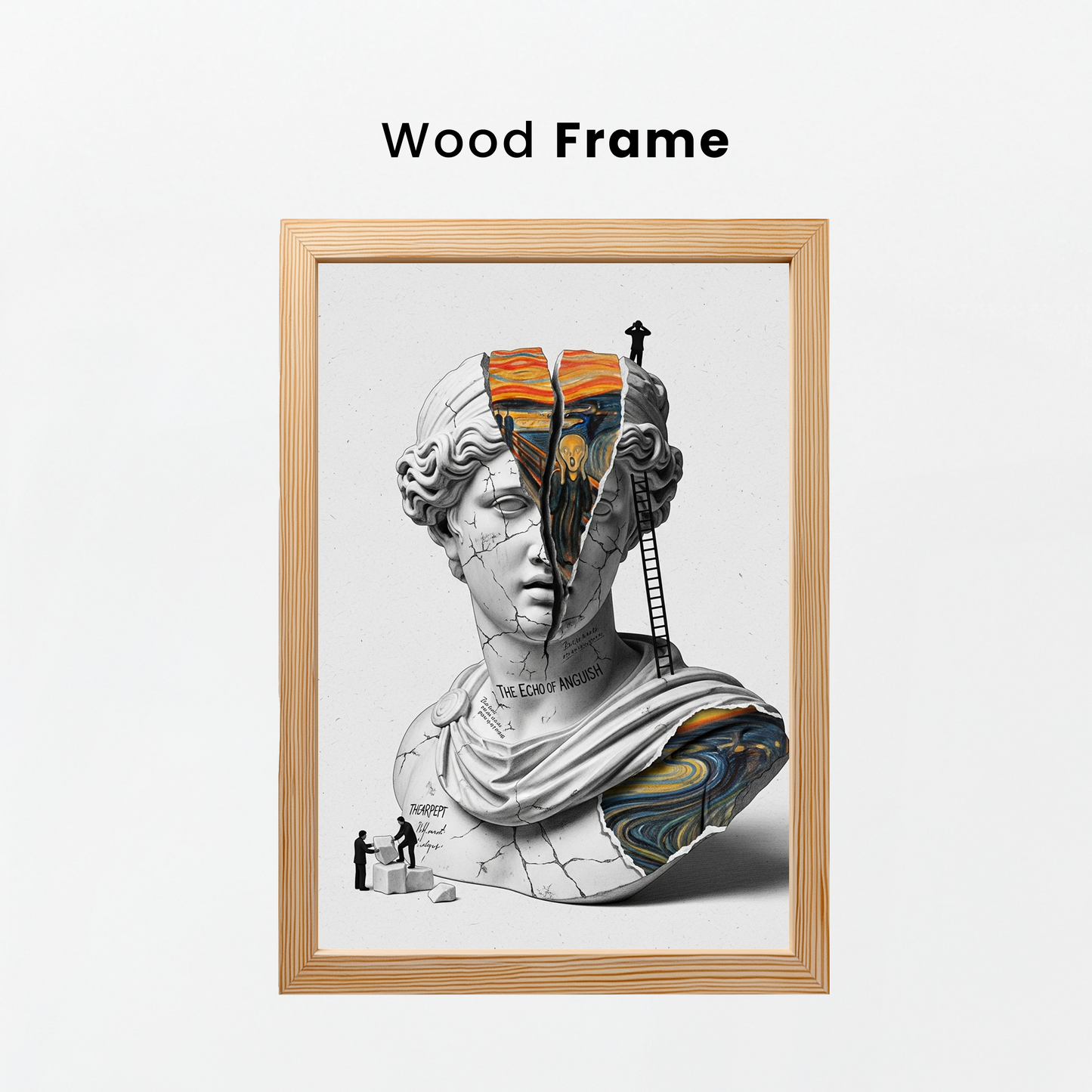 The Echo of Anguish: Çığlık Tablo Boyutlarında ve Yüksek Kaliteli Poster