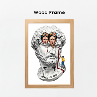 Heritage of Pain — Frida Kahlo Inspired Wall Art Print