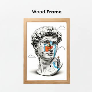 Dream Weaver Morpheus — Surreal David Bust Wall Art Print