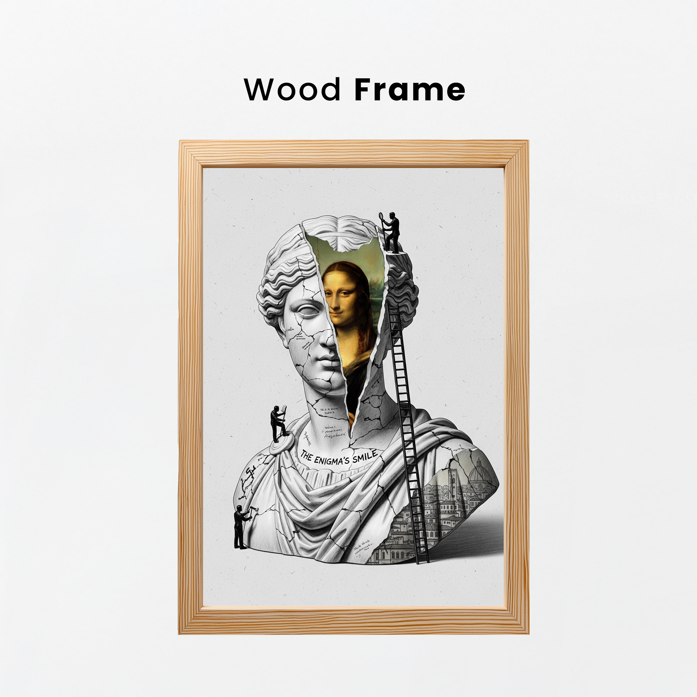 The Enigma's Smile — Mona Lisa Wall Art Print