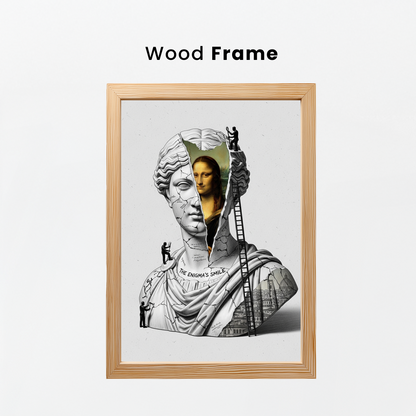 The Enigma's Smile: Mona Lisa Tablo Boyutlarında ve Yüksek Kaliteli Poster