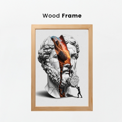 Sisyphus: Ebedi Mücadele Tablo Boyutlarında ve Yüksek Kaliteli Poster