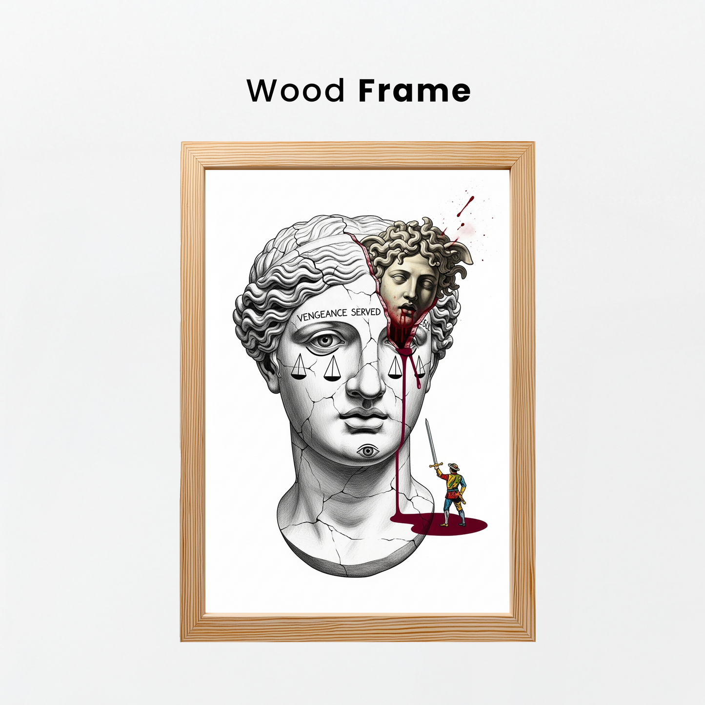 Vengeance Served: Medusa Tablo Boyutlarında ve Yüksek Kaliteli Poster