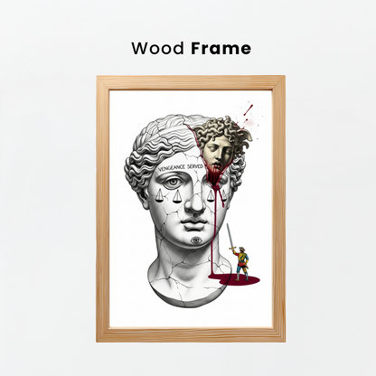 Vengeance Served: Medusa Tablo Boyutlarında ve Yüksek Kaliteli Poster