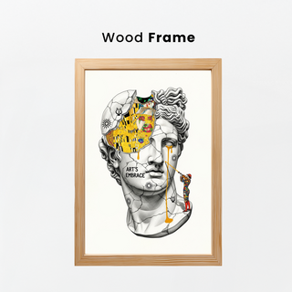 Art's Embrace — Gustav Klimt Inspired Wall Art Print