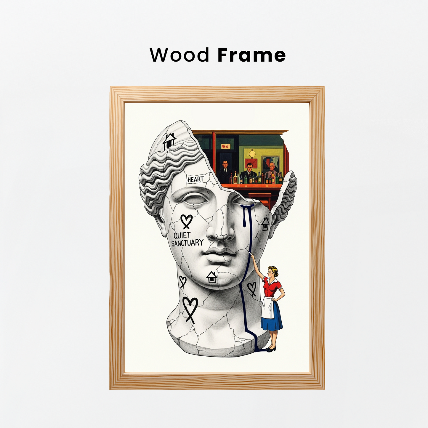 Quiet Sanctuary: Hopper Tablo Boyutlarında ve Yüksek Kaliteli Poster