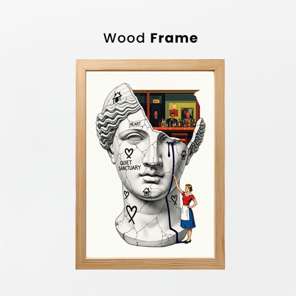 Quiet Sanctuary: Hopper Tablo Boyutlarında ve Yüksek Kaliteli Poster