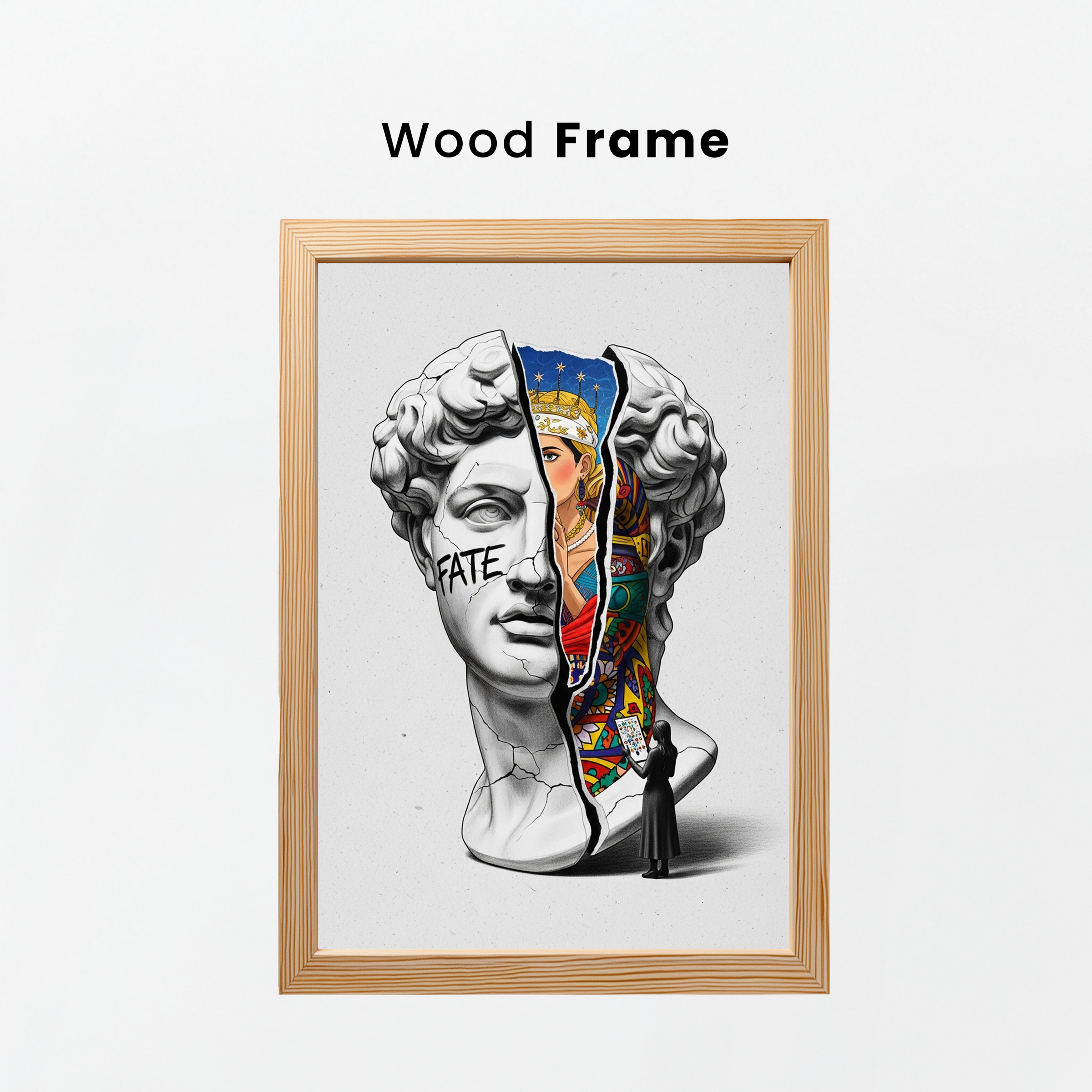 Fate Tarot — Surreal David Bust Wall Art Print