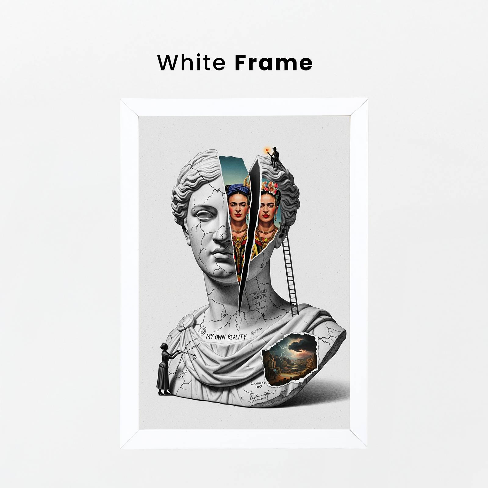 My Own Reality — Frida Kahlo Inspired Wall Art Print