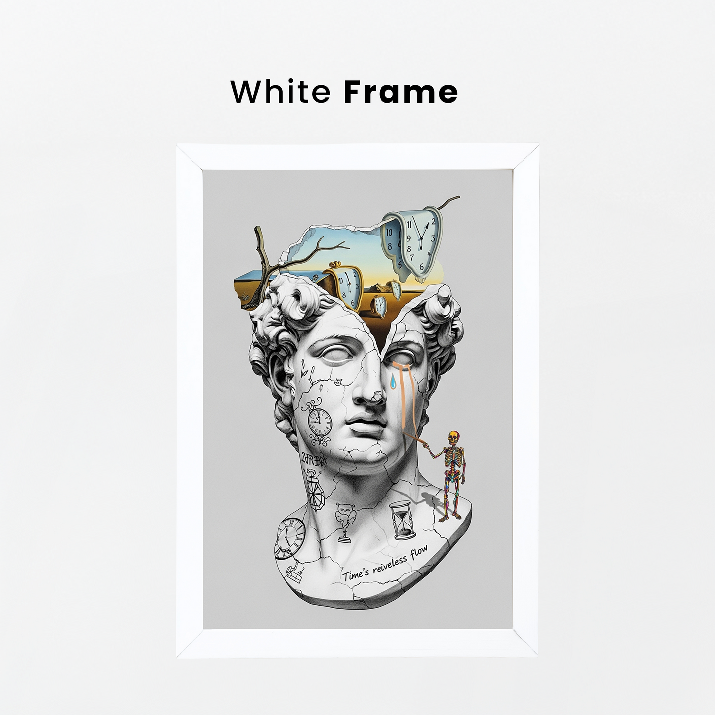 Zamanın Akışı: Dali Tablo Boyutlarında ve Yüksek Kaliteli Poster