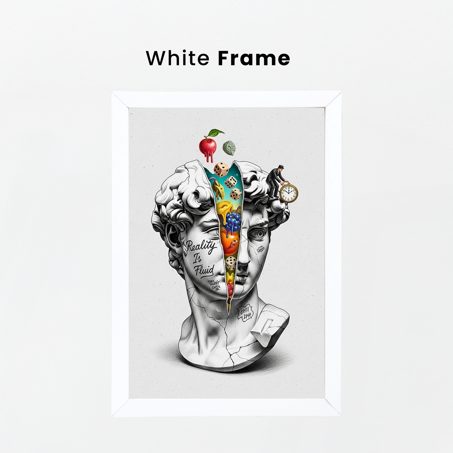 Reality is Fluid Tablo Boyutlarında ve Yüksek Kaliteli Poster