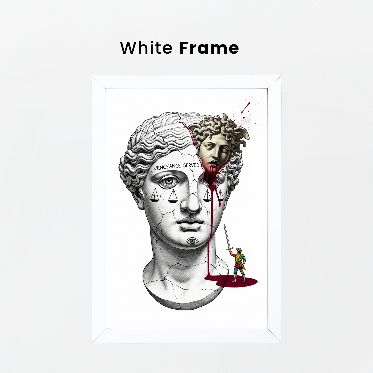 Vengeance Served: Medusa Tablo Boyutlarında ve Yüksek Kaliteli Poster