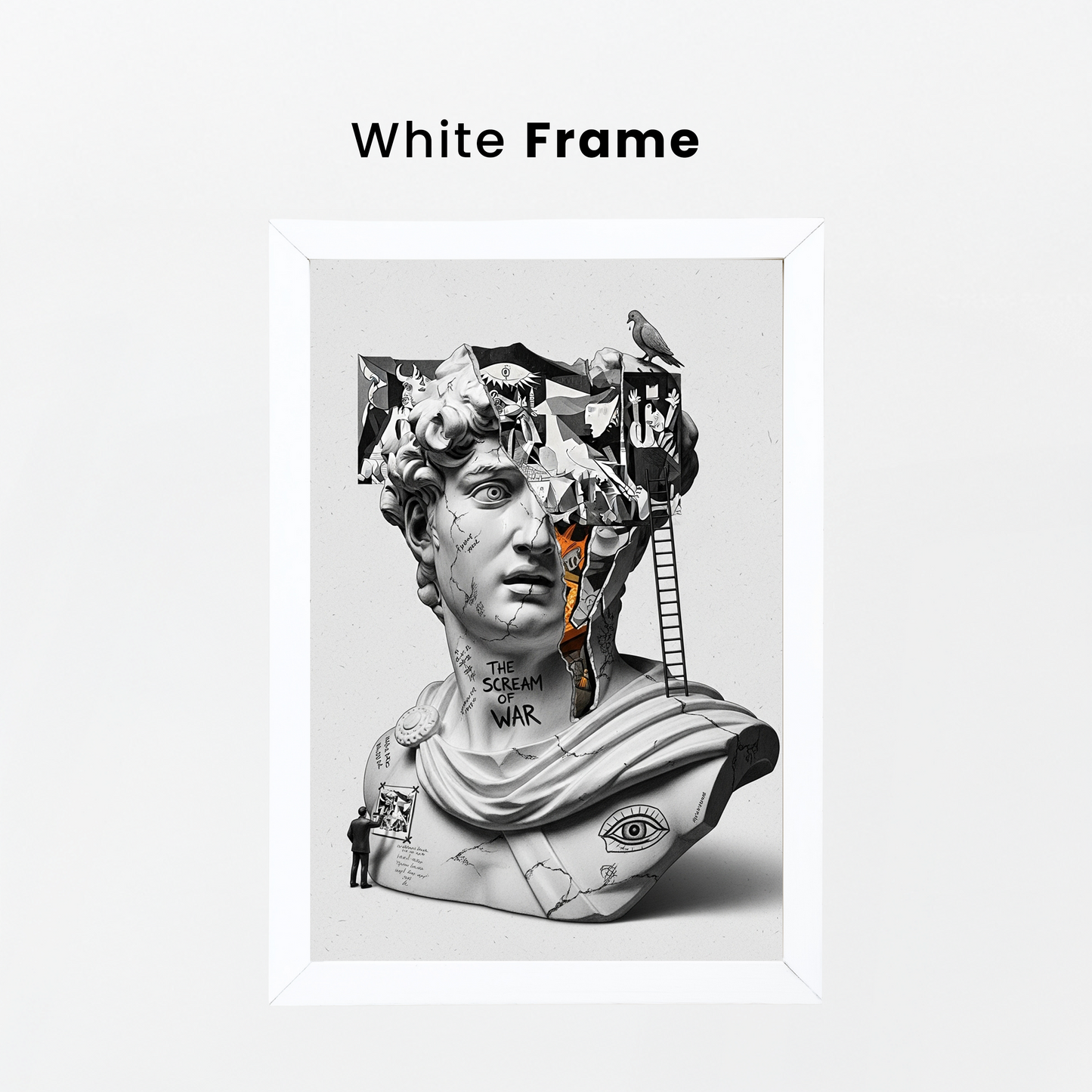 The Scream of War: Guernica Tablo Boyutlarında ve Yüksek Kaliteli Poster