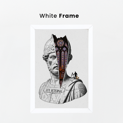 Lux Aeterna: Vitray Tablo Boyutlarında ve Yüksek Kaliteli Poster