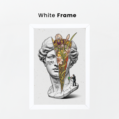 Flora: Art Nouveau Tablo Boyutlarında ve Yüksek Kaliteli Poster