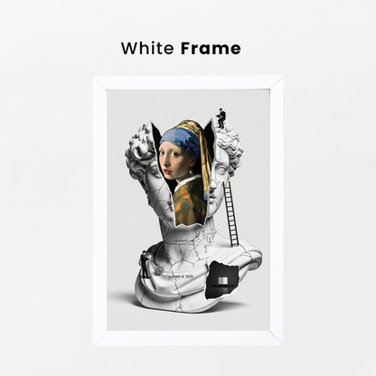 Glimmer of Truth: İnci Küpeli Kız Tablo Boyutlarında ve Yüksek Kaliteli Poster