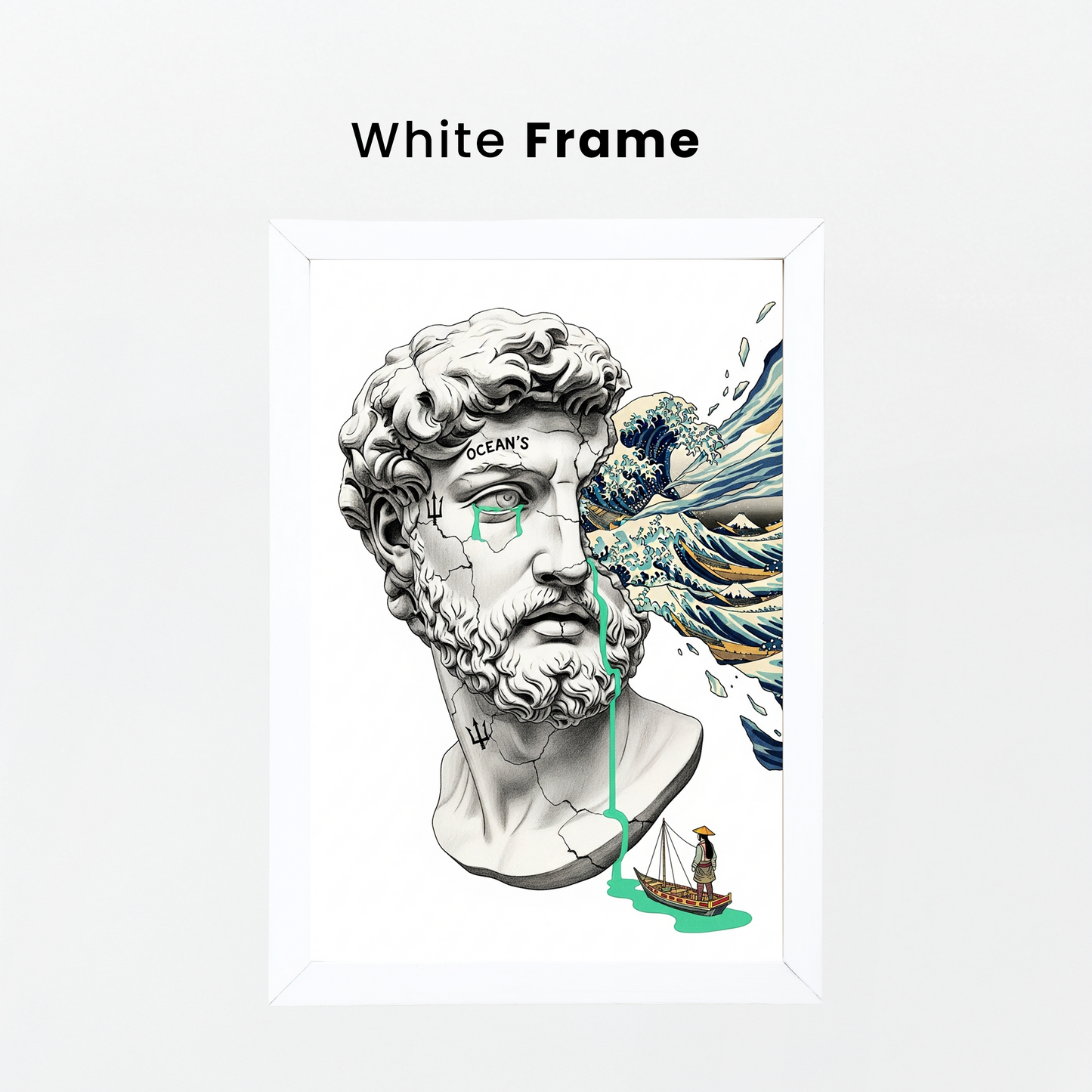 Ocean's: Hokusai Tablo Boyutlarında ve Yüksek Kaliteli Poster