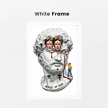 Heritage of Pain: Frida Tablo Boyutlarında ve Yüksek Kaliteli Poster