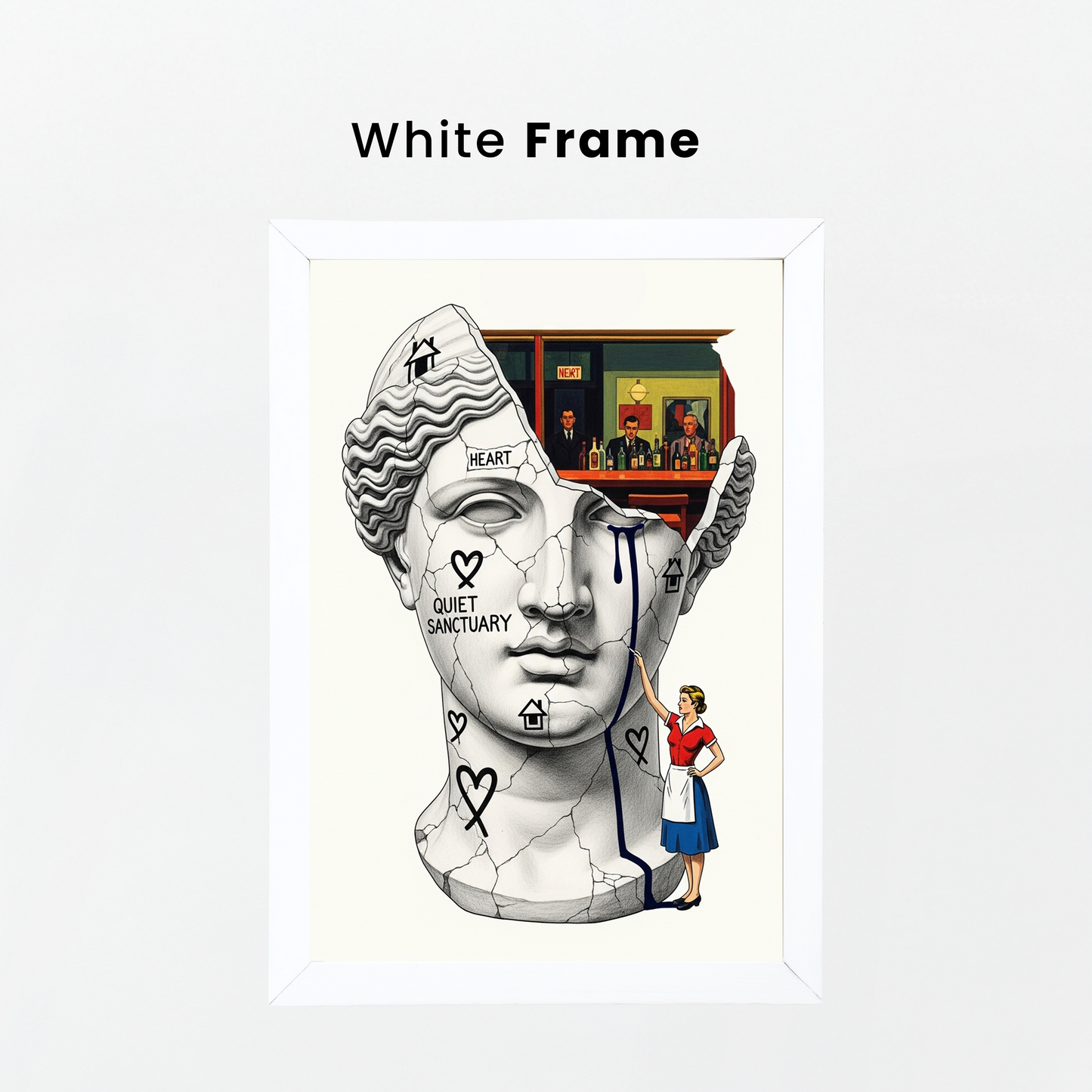 Quiet Sanctuary: Hopper Tablo Boyutlarında ve Yüksek Kaliteli Poster