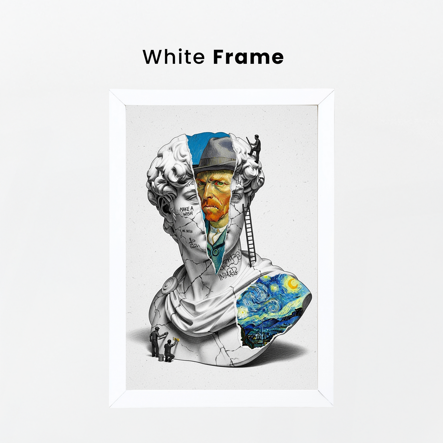 Van Gogh: Yıldızlı Gece Tablo Boyutlarında ve Yüksek Kaliteli Poster