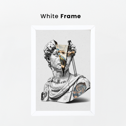 The Spark of Life: Michelangelo Tablo Boyutlarında ve Yüksek Kaliteli Poster