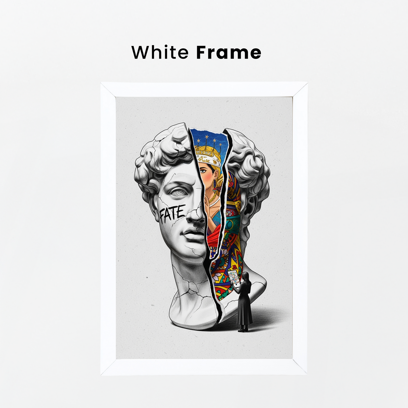 Fate Tarot — Surreal David Bust Wall Art Print