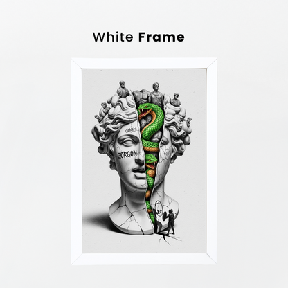 Gorgon: Medusa Tablo Boyutlarında ve Yüksek Kaliteli Poster