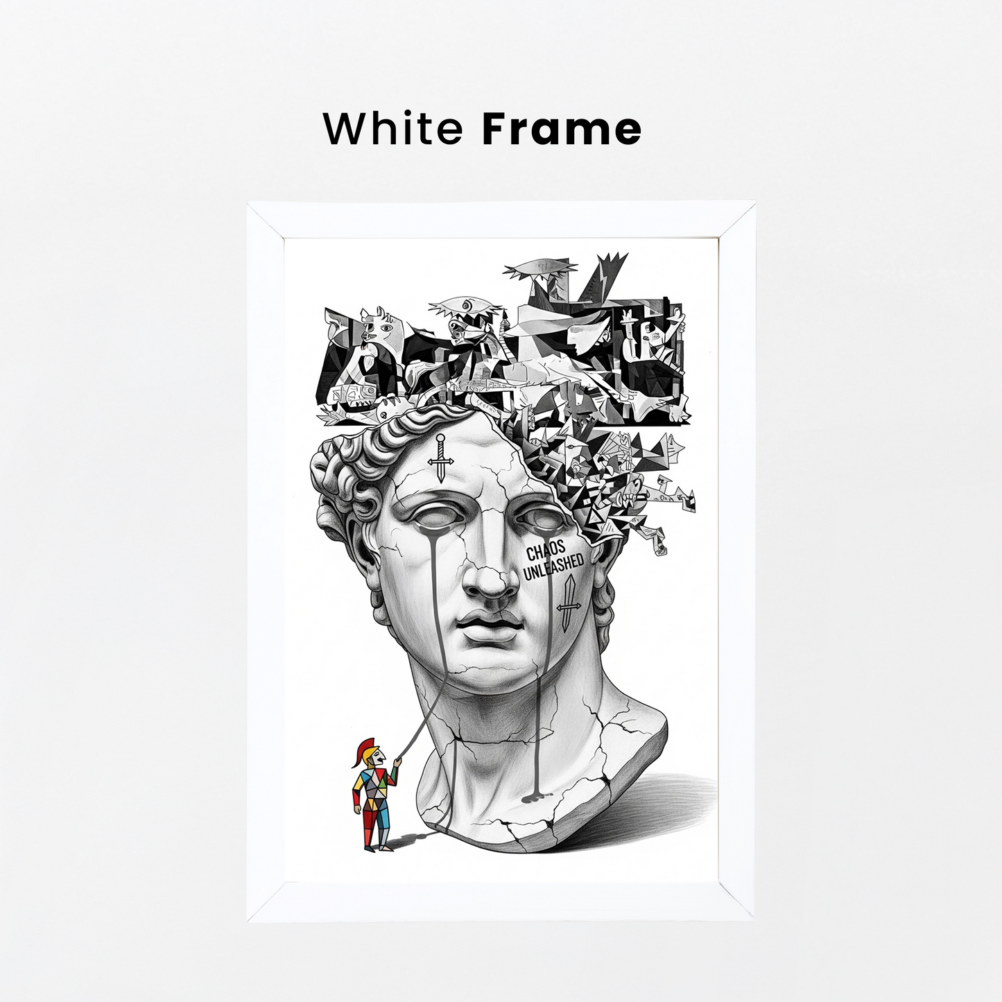 Chaos Unleashed: Guernica Tablo Boyutlarında ve Yüksek Kaliteli Poster