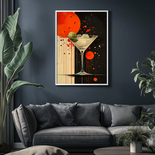 City Nights Wall Art Print — Neon Urban Skyline Poster