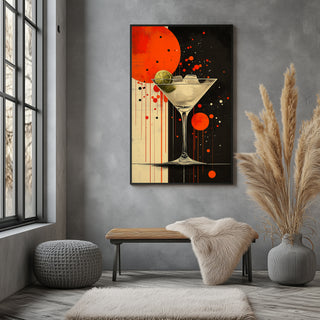 City Nights Wall Art Print — Neon Urban Skyline Poster