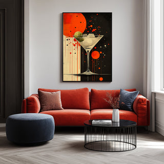 City Nights Wall Art Print — Neon Urban Skyline Poster