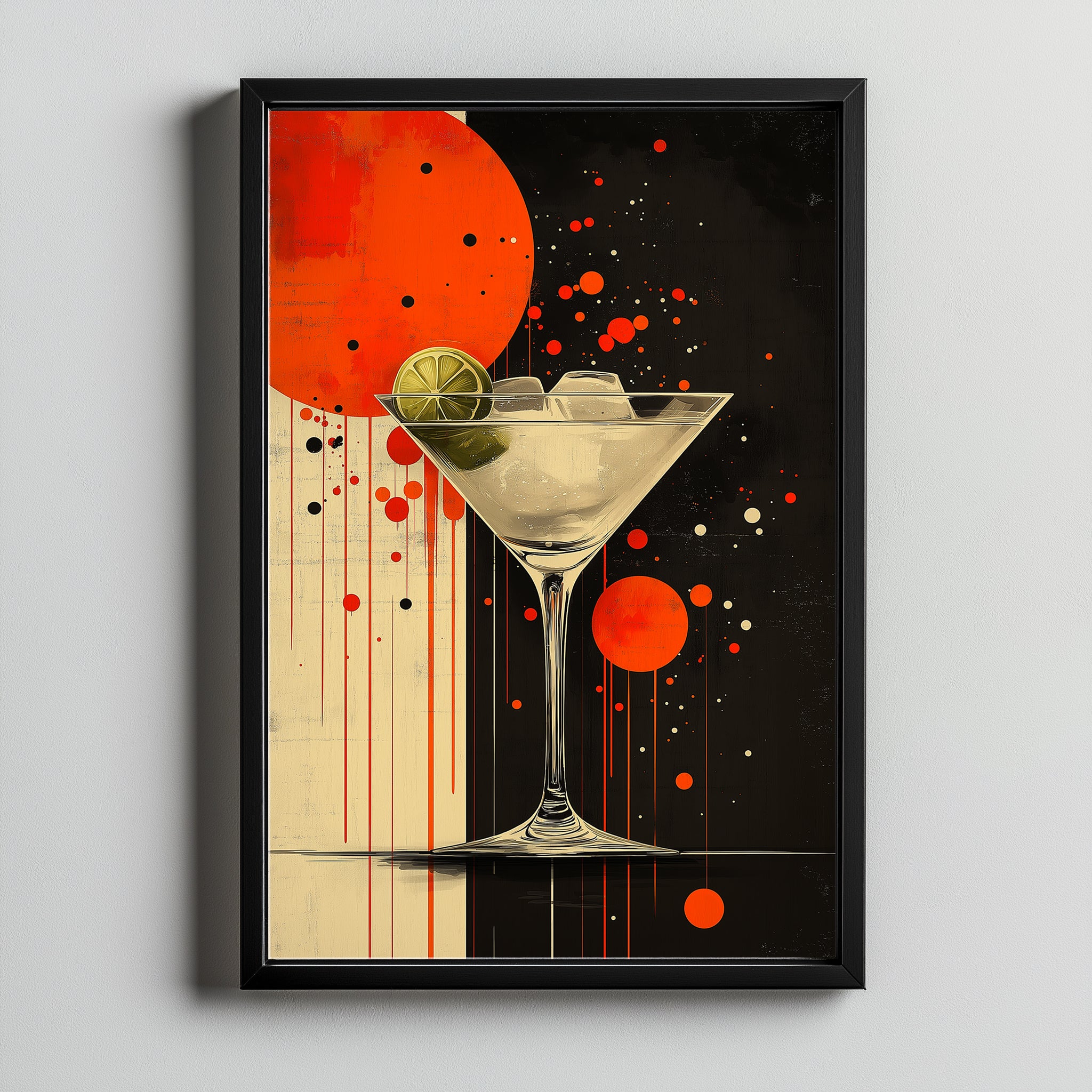 City Nights Wall Art Print — Neon Urban Skyline Poster