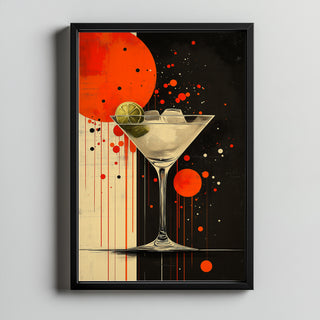 City Nights Wall Art Print — Neon Urban Skyline Poster