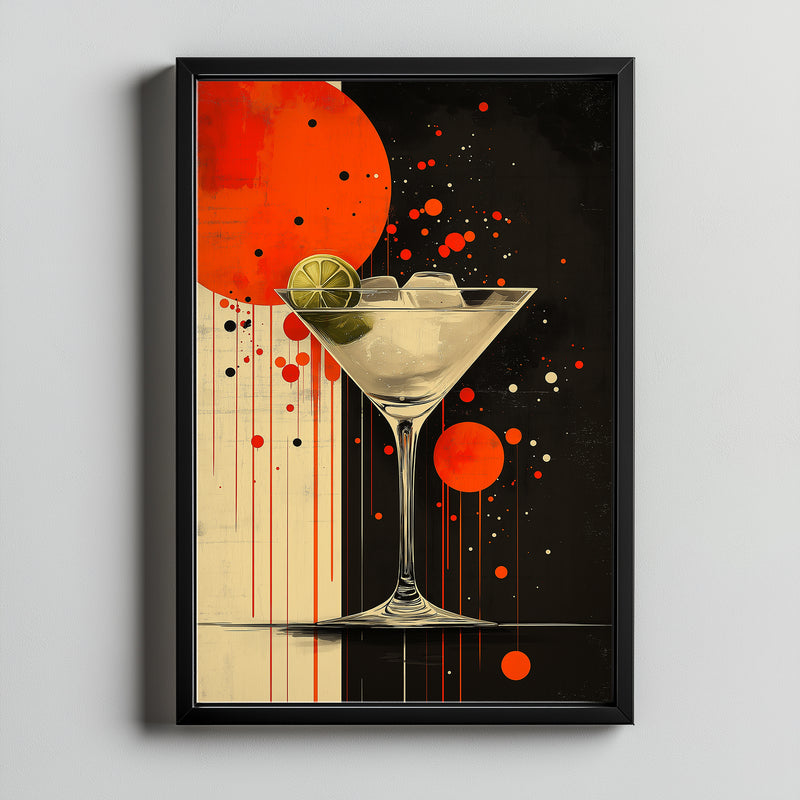City Nights Wall Art Print — Neon Urban Skyline Poster