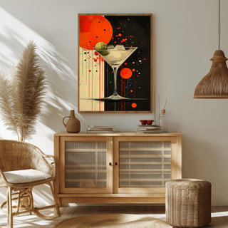 City Nights Wall Art Print — Neon Urban Skyline Poster