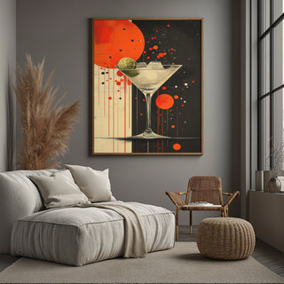City Nights Wall Art Print — Neon Urban Skyline Poster