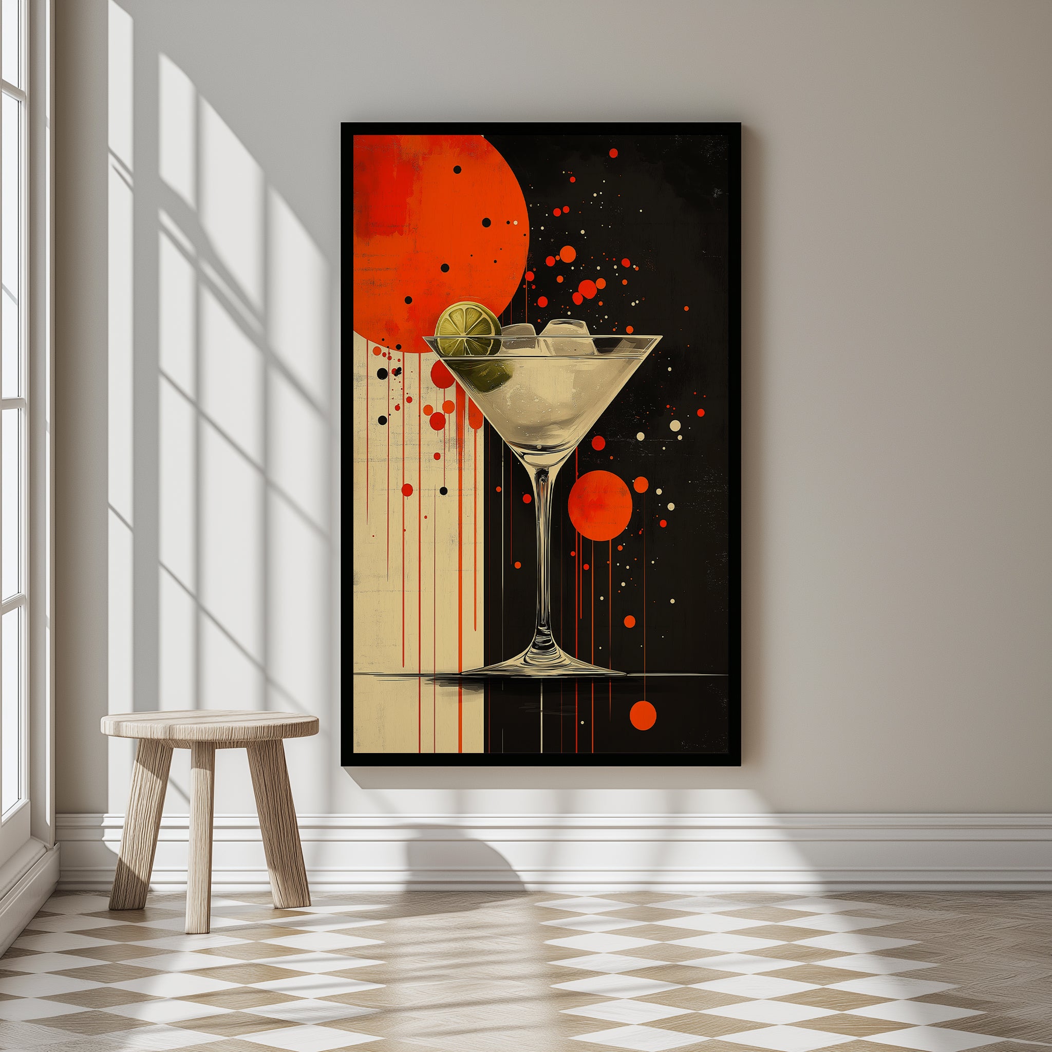 City Nights Wall Art Print — Neon Urban Skyline Poster