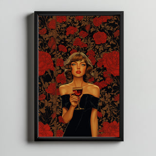 Cocktail Party Wall Art Print — Mid-Century Hosting Poster