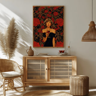 Cocktail Party Wall Art Print — Mid-Century Hosting Poster