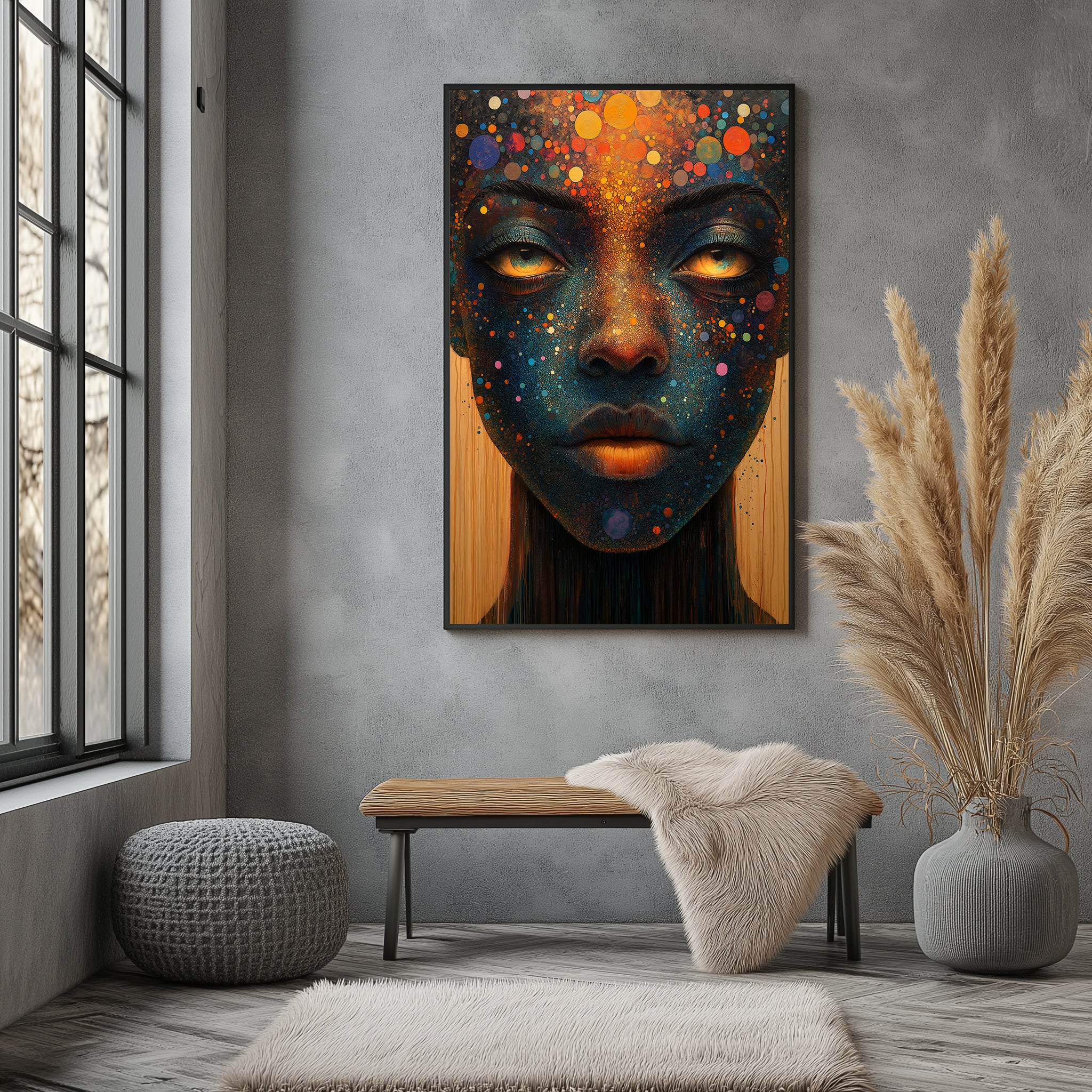 Nebula Wall Art Print — Cosmic Galaxy Poster