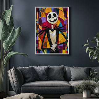 Jack Skellington Wall Art Print — Nightmare Before Christmas Tribute Poster