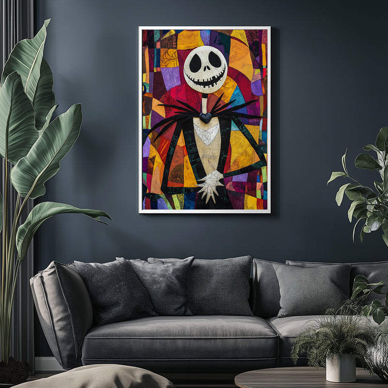 Jack Skellington Wall Art Print — Nightmare Before Christmas Tribute Poster