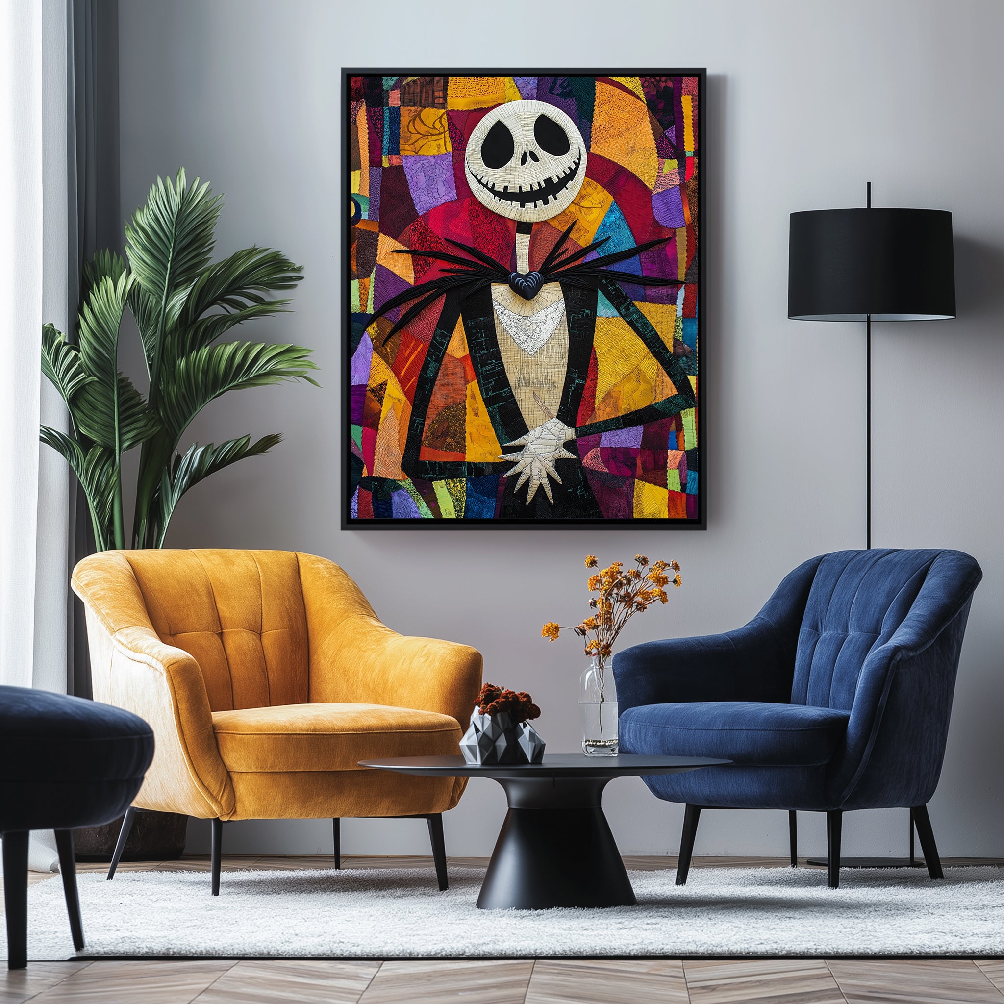 Jack Skellington Wall Art Print — Nightmare Before Christmas Tribute Poster