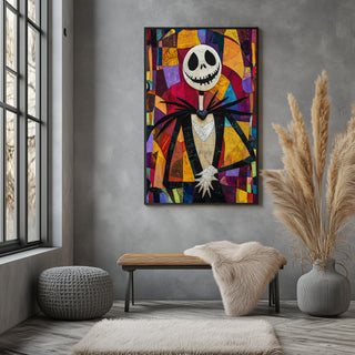 Jack Skellington Wall Art Print — Nightmare Before Christmas Tribute Poster