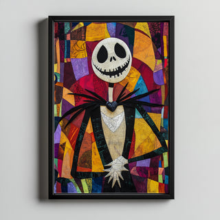 Jack Skellington Wall Art Print — Nightmare Before Christmas Tribute Poster
