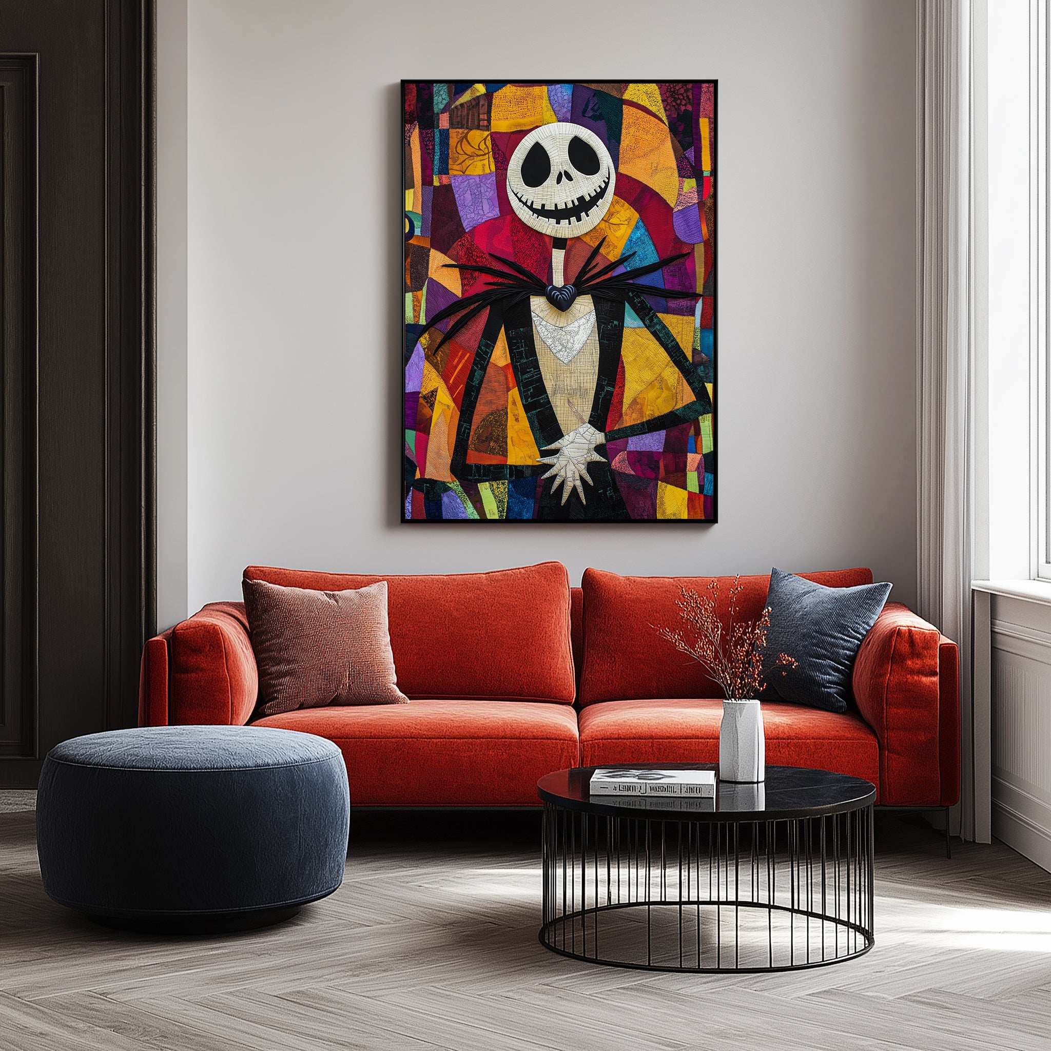 Jack Skellington Wall Art Print — Nightmare Before Christmas Tribute Poster