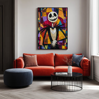 Jack Skellington Wall Art Print — Nightmare Before Christmas Tribute Poster