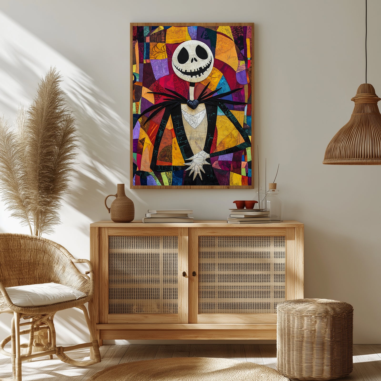 Jack Skellington Wall Art Print — Nightmare Before Christmas Tribute Poster